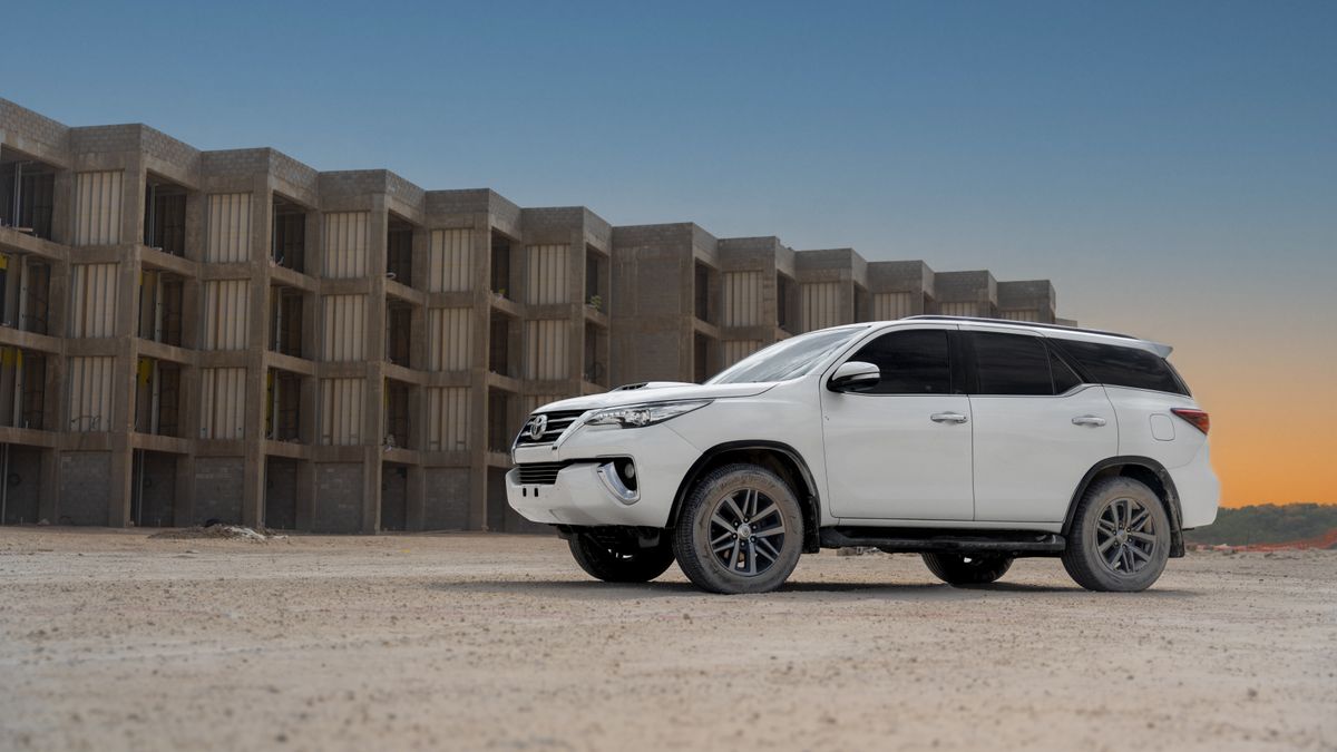 A modern vehicle, illustrating the automotive demo